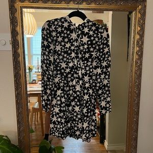 Reformation star print dress
